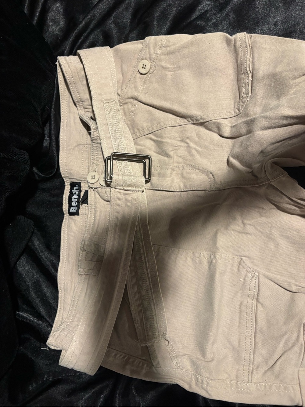 Bench Beige High-Waist Belted cargo